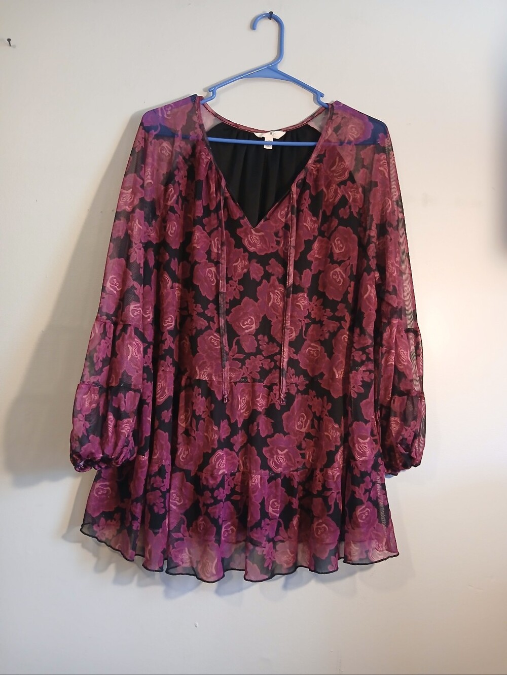 Terra &Sky Womens Long Sleeve Top. Size 2X